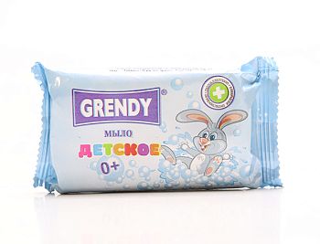 Мыло туалетное Grendy Детское с экстрактом ромашки 100гр 1/64шт