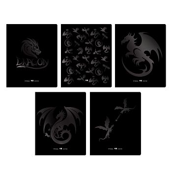 Тетрадь 48л КЛЕТ "Дракон" матовая 12724 /5шт