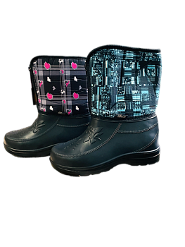 Дутики женские. Десла галоши-пенка, зимний, мех, молния. Размер 37-41, 10 пар ЖЭУ-73 * Дутики женские. Десла галоши-пенка, зимний, мех, молния. Размер 37-41, 10 пар ЖЭУ-73 *