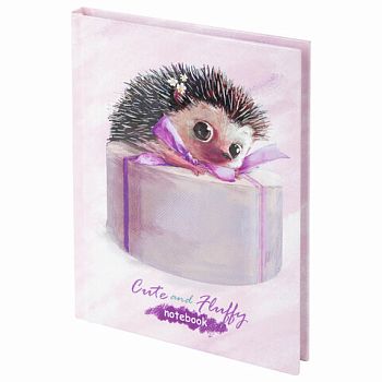 Блокнот А6 80л "Ёжик" BRAUBERG KIDS 114442