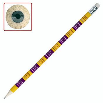 Карандаш чернографитный "Юнландик-математик" ЮНЛАНДИЯ с ластиком 181581