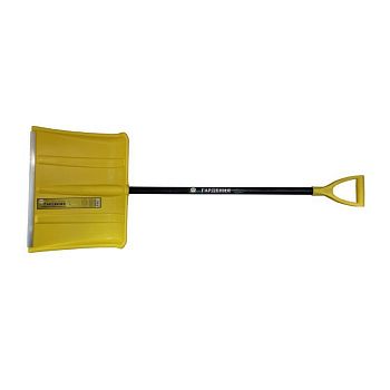 Лопата снег Гардения МОНБЛАН 500*374 ал.планка,фиберглас.черенок,V-ручка d32 100612