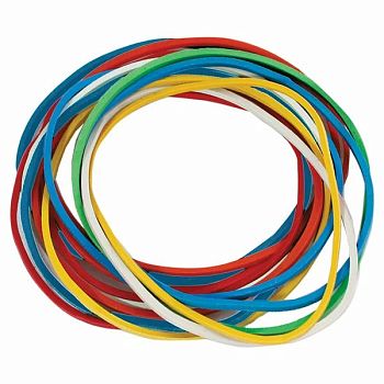 Резинка банковская 1 кг. STAFF 60мм цветные 440119