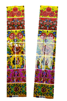 Наклейки пасхальные термо рукав 100шт./п.