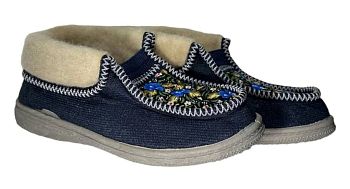 Бабуши велюр Шагах отворот мех резинка узор разноцветный (7.13) р.36-41 12пар *