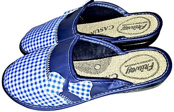 Тапочки Ж. дом.ФРИВЕЙ Ж-30 бант, закр.нос р.36-40 6п *