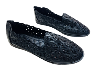 Балетки женские. GRACEFUL Н-1,2,3 черные 8пар Балетки женские. GRACEFUL Н-1,2,3 черные 8пар