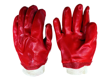 Перчатки МБС Залитые (красные)  12/120