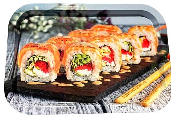 Поднос жестяной Суши прямоугольный 246*328*15 1/20