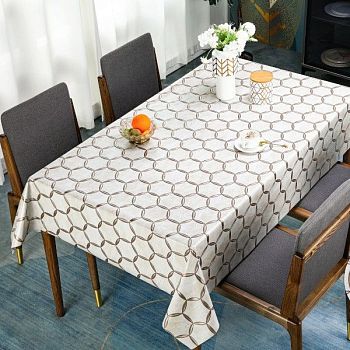 Скатерть Belle на тканой основе 1,40м*18,5м нарезка JH-9138D
