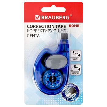 Корректирующая лента Brauberg Bomb 5мм*8м 273024