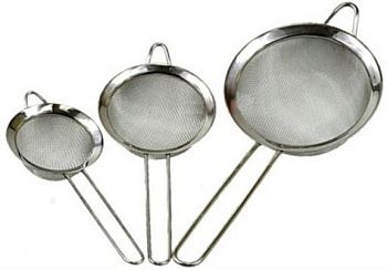 Сито для муки 3шт. металлические (7,8,10 см) 1336 1/150