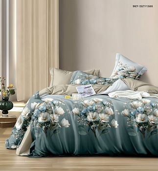 КПБ сатин Чебоксарский хлопок 2сп+европрост Коридон