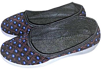 Тапочки Ж. Кисловодск с пяткой без резинки р.36-41 12п [2.10-1]*