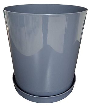 Горшок 8,5л ОНЕСТ графит КП-07