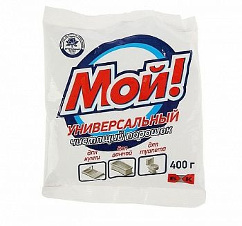 Средство для кухни и ванной FLORA МОЙ 400гр (пакет)