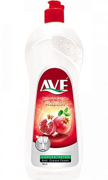 Средство для мытья посуды "AVE" Гранат, 750 мл.(3486)/12шт.								