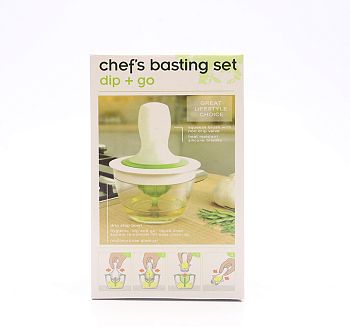 Кисть кухонная+ёмкость для масла 1/48 3217