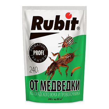 Рубит Рофатокс (от медведки,проволочника, колорад. жука) 240г дой-пак 30шт