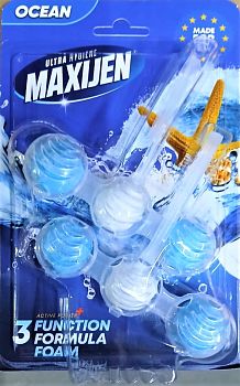 Блок освежитель д/унитаза SVO МАКСИДЖЕН ECO OCEAN 2*48г 1/80