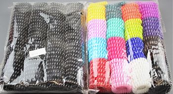 Резинка д/волос цв Спираль малая PRJ006C, PE-426L-23 за1шт (в уп100шт)