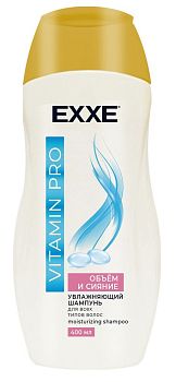 Шампунь EXXE VITAMIN PRO увлажняющий "Объём и сияние", 400мл (0556) 1/12 