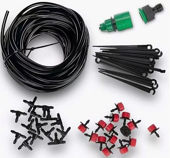 Система капельного полива для сада и огорода 20м 1/40 Система капельного полива для сада и огорода 20м 1/40