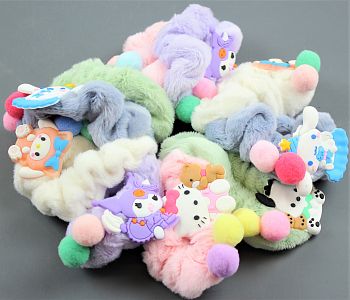 Резинка д/волос детская Игрушки мягкая,декор ААА-2284В,ААА-2285 1/200