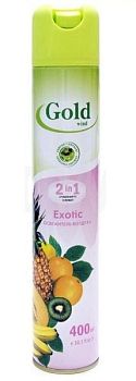 Освежитель "GOLD WIND" Экзотик 400мл/12шт
