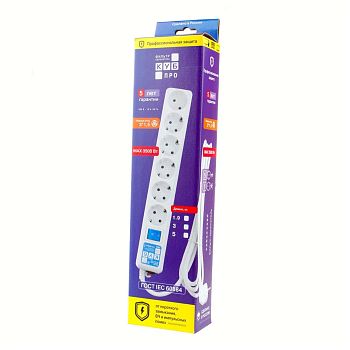 Удлинитель Power Cube 3*1 3 м 6 розетк