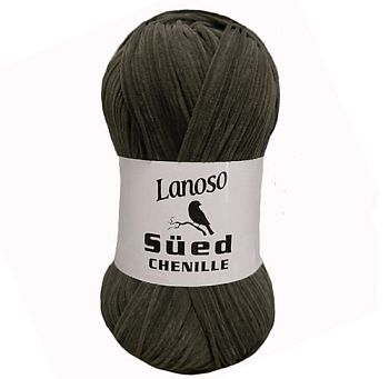 Пряжа SUED CHENILLE 963 темно серый (в уп.5шт) Пряжа SUED CHENILLE 963 темно серый (в уп.5шт)