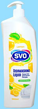 Средство для посуды SVO Лимон 1л С-5242 (0877) 1/12