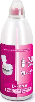 Средство для биотуалетов D-Force Pink 1,8л  уп 6шт Ваш.Хоз Средство для биотуалетов D-Force Pink 1,8л  уп 6шт Ваш.Хоз