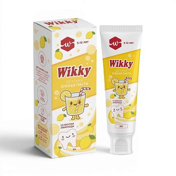 Зубная паста детская Wikky лимонад 50гр																														