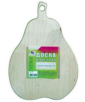 Доска разделочная фанерная Груша 1379 1/25