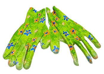 Перчатки Капрон ЦВЕТЫ 12/1200