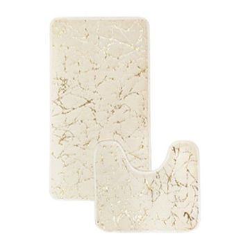 Коврик набор 50*40 50*80 AQUADOMER GOLD Light Beige AG001 Коврик набор 50*40 50*80 AQUADOMER GOLD Light Beige AG001