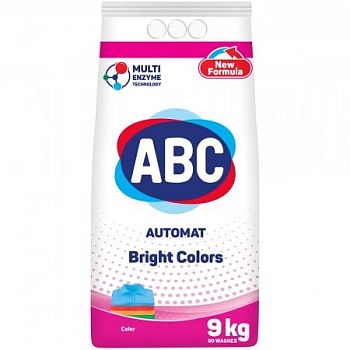 Порошок стиральный ABC для цветного белья 9кг 1/1 (0501) Порошок стиральный ABC для цветного белья 9кг 1/1 (0501)