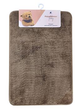 Коврик для ванной 50*80см AQUADOMER Teddy Brown-grey 1/50 M09 Коврик для ванной 50*80см AQUADOMER Teddy Brown-grey 1/50 M09
