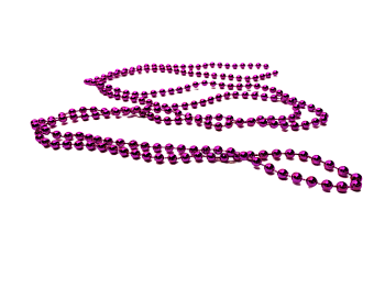 Бусы новогодние Бусинки 0,5см*1,5м YW901 24/480