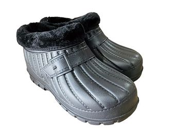 Галоши М.Эва СледТрейдинг 905 мех черные р.42-47 12пар *