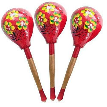 Ложка столовая хохлома краснушка 6821