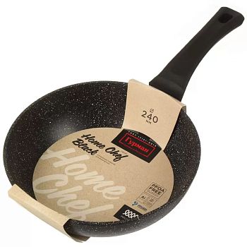 Сковорода 24см Гурман HomeChef Black индукция алюминий а/п 