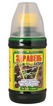 Здравень Аква 0,25л для рассады цветочных, овощных и зеленых культур Ваш Хоз.1/24 Здравень Аква 0,25л для рассады цветочных, овощных и зеленых культур Ваш Хоз.1/24