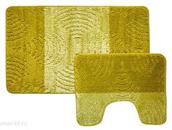 Коврик 50*80см BOMBINI SILVER 2 предмета GREEN зеленый SLV201826