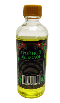 Одеколон "Тройной" 100мл (30шт) 