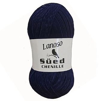 Пряжа SUED CHENILLE 993 синий (в уп.5шт) Пряжа SUED CHENILLE 993 синий (в уп.5шт)