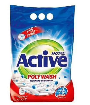 Порошок стир ACTIVE Иран автомат Poly Wash 3кг (1108) 1/4шт