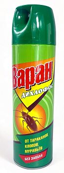 Дихлофос Сибиар "Варан" 440 мл. Универсальный от тараканов Без запаха. Обладает остаточным действием 12шт