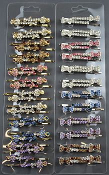 Невидимка стразы А-35 блистер 12/60